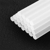 WORKPRO WP432001 7x100mm Sıcak Silikon Tabancası İçin 100 Adet Şeffaf Yedek Silikon/Mum thumbnail 3