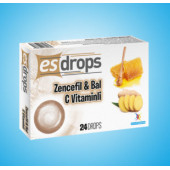 Esdrops Zencefil & Bal ve C Vitamini Pastil - 1