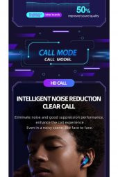 Kablosuz Oyuncu Kulaklığı Rgb Işıklı Çift Mikrofonlu 3 Modlu Bluetooth 5.2 Yeni Nesil Tg-g10 thumbnail 5