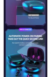 Kablosuz Oyuncu Kulaklığı Rgb Işıklı Çift Mikrofonlu 3 Modlu Bluetooth 5.2 Yeni Nesil Tg-g10 thumbnail 7