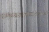 NAKIŞ 8 MODEL KREM RENK TEK KANAT Hazır dikilmiş Pileli Fon Perde 300*260 cm thumbnail 2