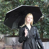 Biggdesign Moods Up Açık Gri Tam Otomatik UV Şemsiye, Rüzgara Dayanıklı, Hızlı Kuruyan, Çanta Boy thumbnail 4