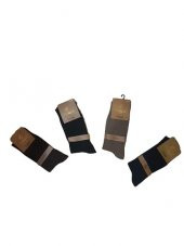 Ceren Erkek Bambu Classic Çorap (4 Adet) C 00275 - Karışık Renkli - 41-44 - 1