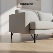 Mobilya Ayağı Modern Koltuk Kanepe Dayanıklı Tv Ünitesi Ayağı Ayakları Siyah Metal 20 cm thumbnail 4