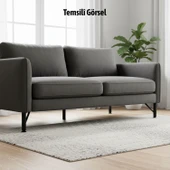 Mobilya Ayağı Modern Koltuk Kanepe Dayanıklı Tv Ünitesi Ayağı Ayakları Siyah Metal 20 cm 4 ADET thumbnail 5