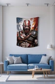 Medi Home God of War Kratos Duvar Halısı Duvar Örtüsü thumbnail 2