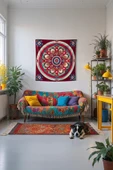 Medi Home CELESTIA MANDALA DUVAR HALISI DUVAR ÖRTÜSÜ TAPESTRY thumbnail 1
