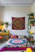 Medi Home UP MANDALA DUVAR HALISI DUVAR ÖRTÜSÜ TAPESTRY thumbnail 1