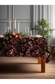 Medi Home Yılbaşı Kış Ormanı Meyve Dalları Masa Örtüsü thumbnail 1