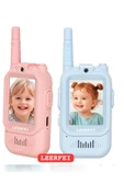 Çocuklar Için Görüntülü Telsiz konuşma özellıklı El Telsizi Şarj Edılebılır 50 Mt Menzil wifi gerektirmez thumbnail 2