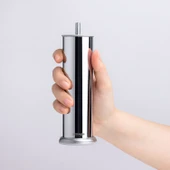 Krom Gümüş 4 ADET Metal 15 cm Mobilya Ayağı Modern Koltuk Kanepe Ayak Tv Ünite m8 Civatalı Ayakları thumbnail 7