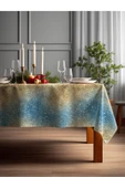 Medi Home Yılbaşı Altın Işıltı Deseni Masa Örtüsü thumbnail 1