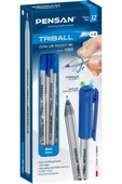 Pensan Triball Tükenmez Kalem 12'li Kutu - Mavi thumbnail 1
