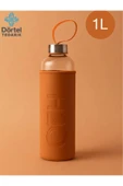 Tohana H2O Deri Kılıflı Cam Matara 1000 ml thumbnail 1