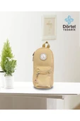 Dörtel Tedarik Elephant 2 Fermuarlı Kumaş Kalem Kutu Sarı Kalem Çantası thumbnail 1
