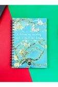 Dörtel Tedarik Van Gogh Badem Çiçeği Tasarımlı Spiralli Defter 1281 thumbnail 1