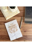 Dörtel Tedarik Beyaz Mermer Tasarımlı Amazing Baskılı Sert Kapak Lastikli Çizgisiz Defter thumbnail 2