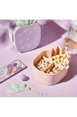 Dörtel Tedarik Ananas Görünümlü Çocuk Beslenme Çantası 3 Bölmeli Taşınabilir Yemek Kabı thumbnail 2