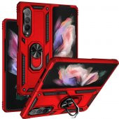 Galaxy Z Fold 3 Kılıf Zore Vega Yüzük Standlı Zırh Kılıf - 11