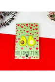 Dörtel Tedarik “You Complete Me” Mottolu Avakadolu Planner Planlayıcı Defter Zamansız Ajanda thumbnail 2