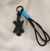 Anahtarlık Çanta Süsü 3D Yılan Ejderha Oynar Eklem Oyuncak Yılbaşı Doğum Günü Hediye Siyah thumbnail 4