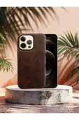 DEERDERİ Juno İphone Hakiki Deri Koruyucu Kılıf Iphone 13 Pro Max thumbnail 1