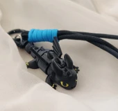 Anahtarlık Çanta Süsü 3D Yılan Ejderha Oynar Eklem Oyuncak Yılbaşı Doğum Günü Hediye Siyah thumbnail 1