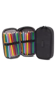 Dörtel Tedarik Kalem Kutusu Somon Organizer Su Geçirmez Krinkıl Kumaş Kaff Kalem Bölmeli Kalemlik thumbnail 1
