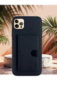 DEERDERİ Kartlıklı Tutacaklı İphone Hakiki Deri Koruyucu Kılıf Iphone 13 Pro thumbnail 2