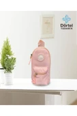 Dörtel Tedarik Elephant 2 Fermuarlı Kumaş Kalem Kutu Pembe Kalem Çantası thumbnail 1