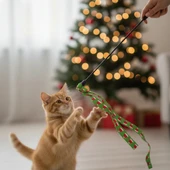 Yılbaşı Temalı Kedi Oyun Oltası thumbnail 3