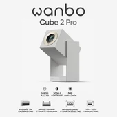 Wanbo Cube 2 Pro Projeksiyon Cihazı - Beyaz thumbnail 1