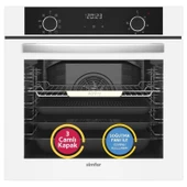 Simfer 10 Fonksiyon Airfry Beyaz 2'li Ankastre Set (8216 Fırın + 3507 Ocak) thumbnail 2