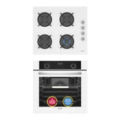 Simfer 10 Fonksiyon Airfry Beyaz 2'li Ankastre Set (8216 Fırın + 3507 Ocak) thumbnail 1