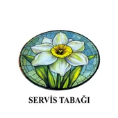 Seramik Servis Tabağı Dijital Baskılı Desen 6’lı Set Şık ve Dekoratif thumbnail 2