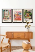 Matisse Üçlü Ahşap Çerçeveli Tablo thumbnail 3