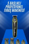 Tıraş Makinesi Şarjlı 5 Başlıklı Burun ve Kulak Temizleme thumbnail 1
