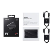 Samsung T9 1TB Usb 3.2 Gen 2x2 Type-C Siyah thumbnail 3