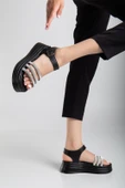 idimilla Lalen Siyah Kemerli Sandalet thumbnail 2