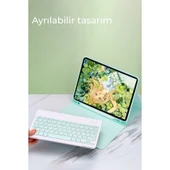 İpad Air 11 (2024) Kılıf Kc01 Smart Klavyeli Tablet Kılıfı - Siyah thumbnail 3