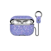 Onegif Airpods Pro 2 (2.nesil) Bright Simli Airpods Kapak - Derin Mor thumbnail 1