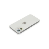 İphone 12 Mini Renkli Kamera Lens Koruma Cam - Sarı-mavi thumbnail 2