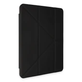 Huawei Honor Pad 9 Kılıf Kalemlikli Mars Tablet Kılıfı - Siyah thumbnail 2