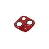 İphone 13 Pers Alüminyum Kamera Lens - Kırmızı thumbnail 4