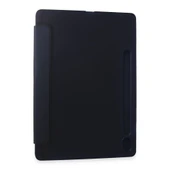 Samsung Galaxy Tab A9 Kılıf Kalemlikli Mars Tablet Kılıfı - Lacivert thumbnail 2