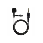 3.5mm Jak 1.5 Metre Double Mikrofon - Siyah thumbnail 1