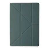 Huawei Honor Pad 9 Kılıf Kalemlikli Mars Tablet Kılıfı - Koyu Yeşil thumbnail 1