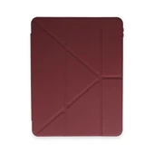 Huawei Honor Pad 9 Kılıf Kalemlikli Mars Tablet Kılıfı - Mürdüm thumbnail 2