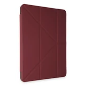 Huawei Honor Pad 9 Kılıf Kalemlikli Mars Tablet Kılıfı - Mürdüm thumbnail 1