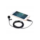 3.5mm Jak 1.5 Metre Double Mikrofon - Siyah thumbnail 2